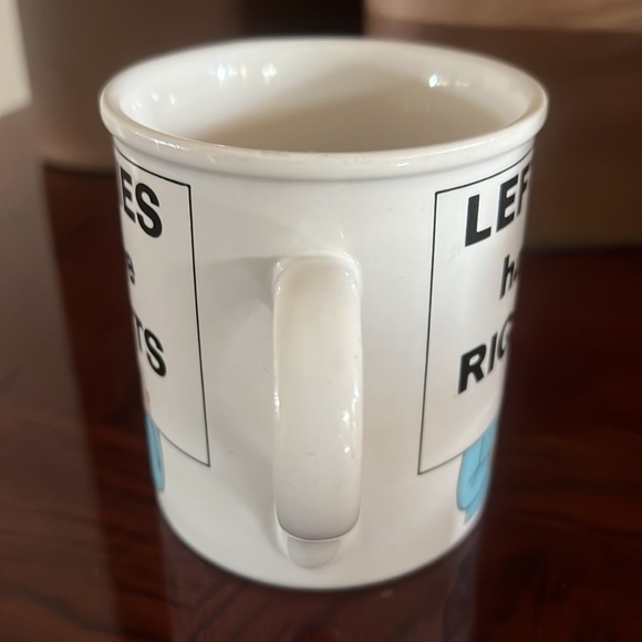 Vintage “Lefties have Rights” Coffee Mug - Picture 3 of 7